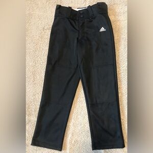 Adidas Aeroready Youth XS Black Full Length Baseball/Softball Pants
